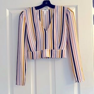 Striped Crop Top